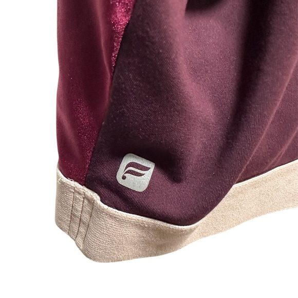 FABLETICS SIZE S MAGENTA AND PLUM CROP TOP SPORTS BRA - Picture 4 of 5